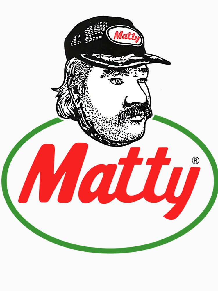 Matty Matheson Chef Logo Red Face Art Funny by Honestprince
