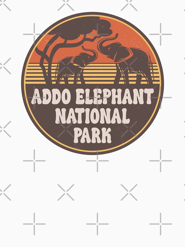 Addo Elephant National Park Vintage Savanna Graphic by CynthiaGraphics