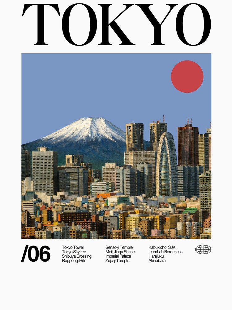 Tokyo Minimalist Aesthetic by moyjoystudio