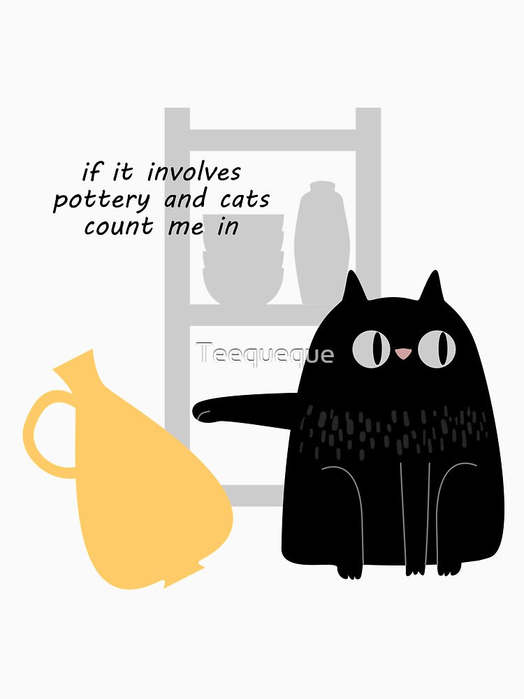 Bad Pottery Cat by Teequeque