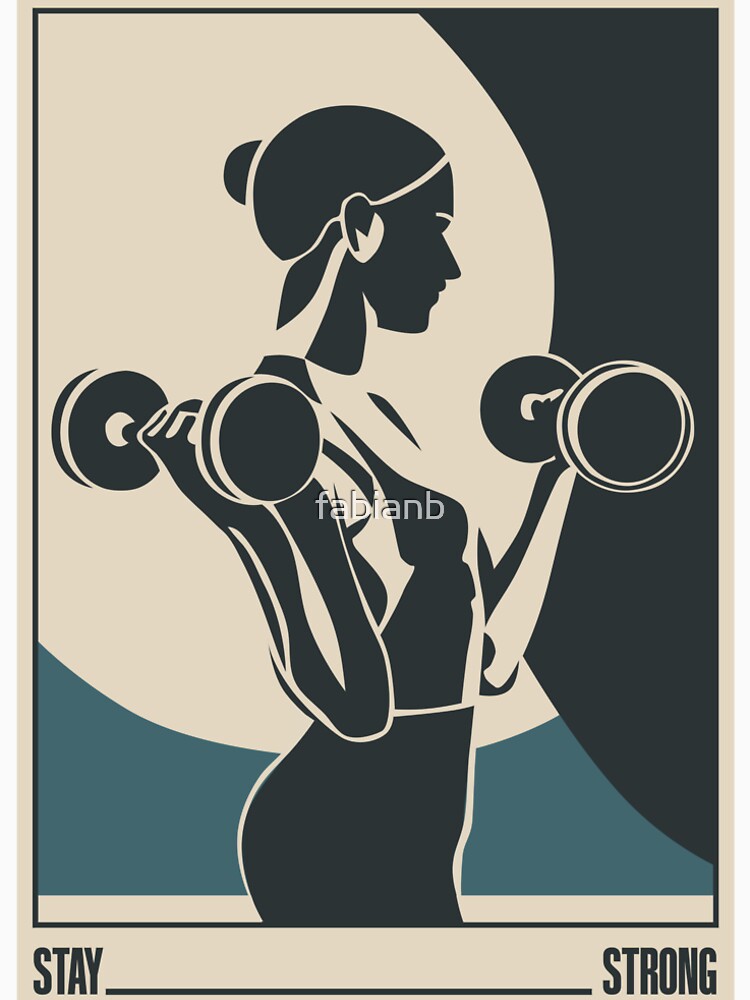 Stay Strong Fitness Bauhaus Style by fabianb