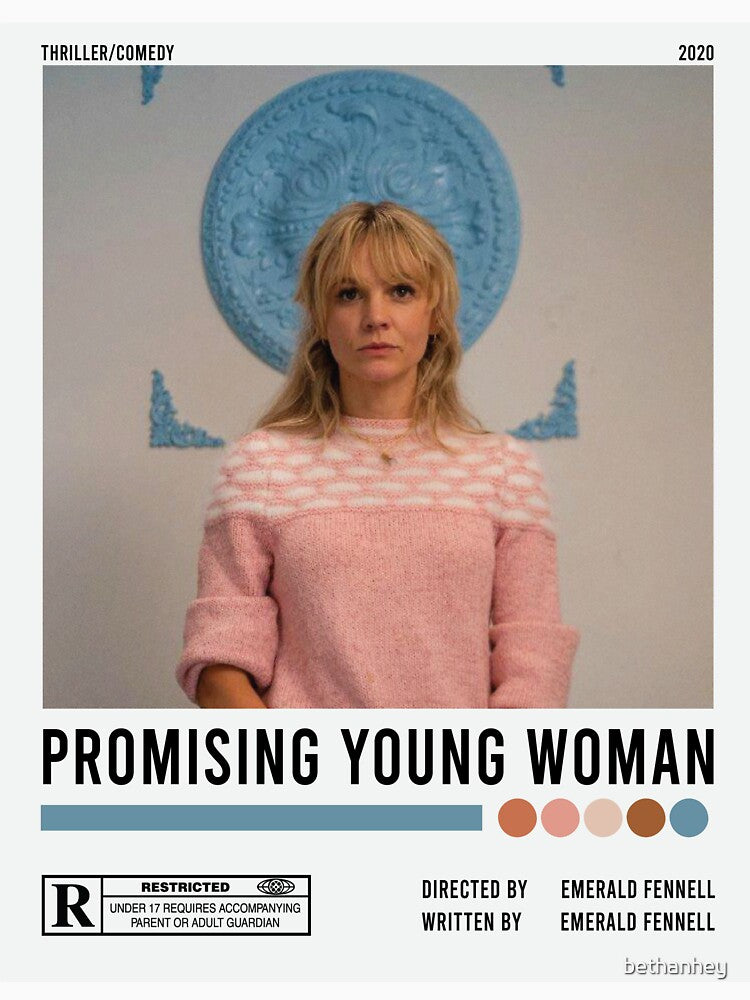Promising Young Woman Minimalist Poster by bethanhey