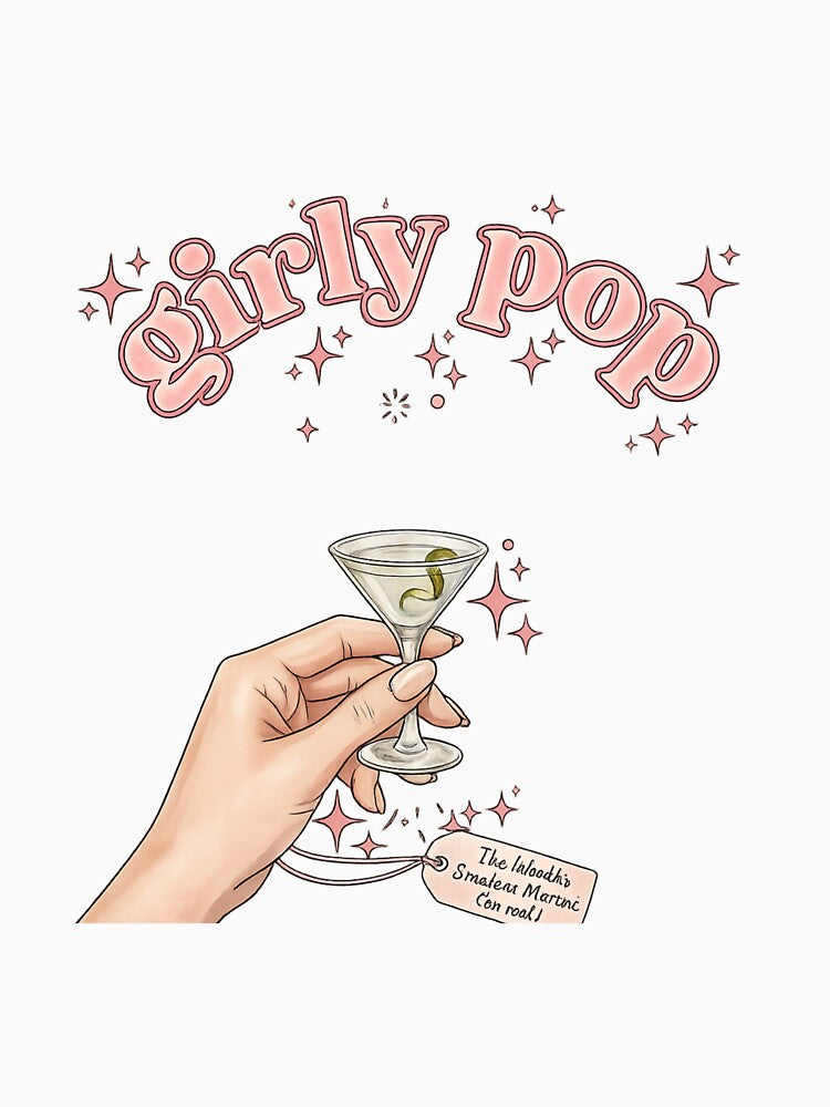 Girly Pop – Cute Martini Aesthetic Design by Aura.Creative