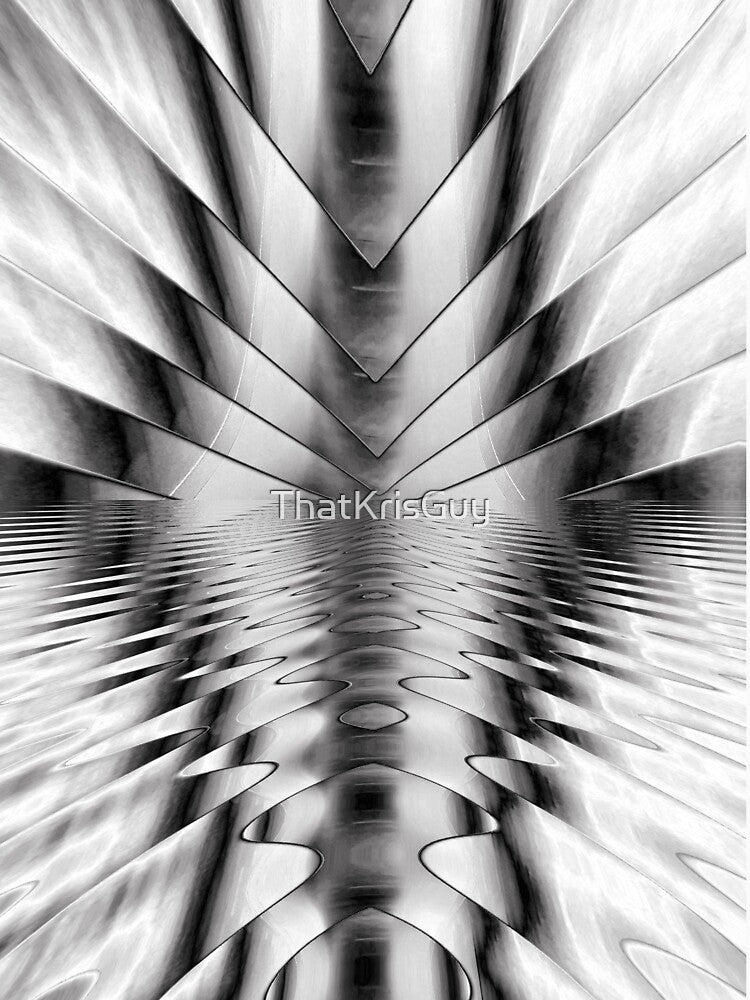 Liquid Steel - Geometric Art - Aesthetic Art by ThatKrisGuy