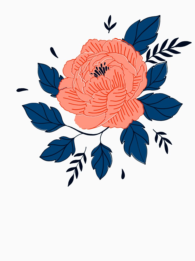 Peach Flower design by Mamichiki