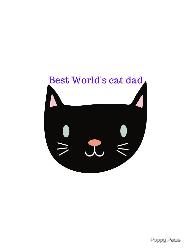 Best World's cat dad by Puppy Paws