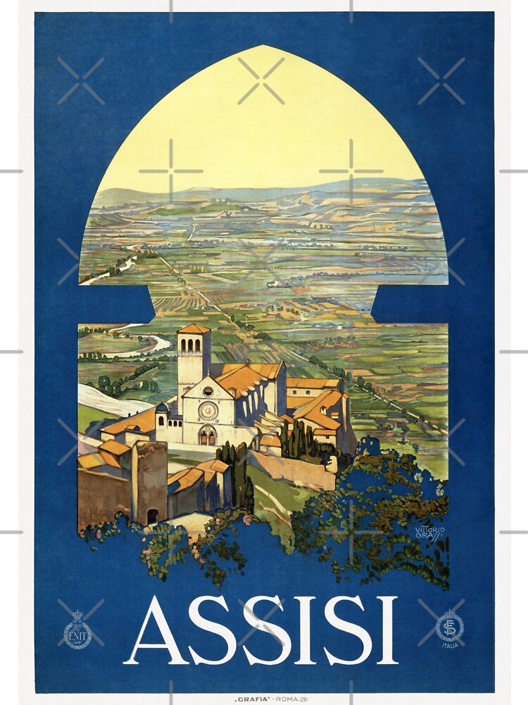 Visit Assisi - Vintage by VintageQrator