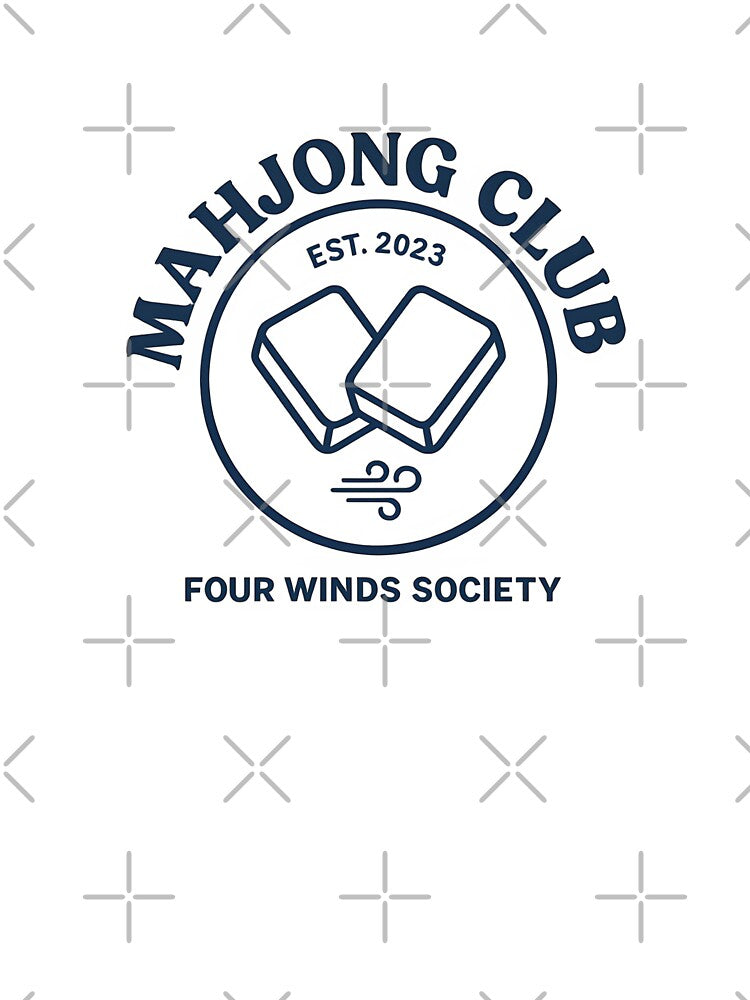 Mahjong Club Minimalist Emblem by postmarkpaw