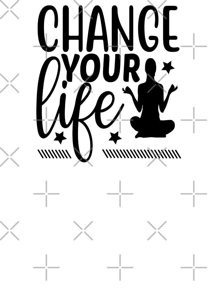 Yoga Quote Change Your Life Motivational Saying by SoccaTamam