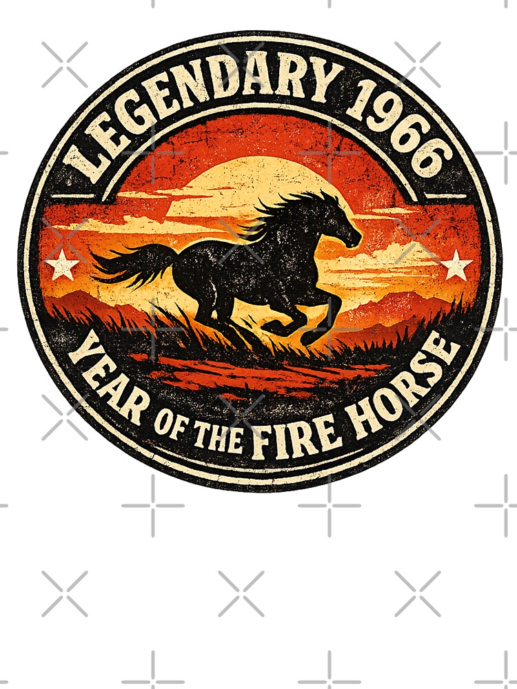 Legendary 1966 Fire Horse Vintage Badge by avinigav