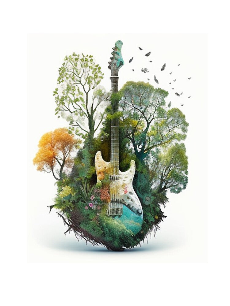 Guitar Nature top Musical Classic T-Shirt by tasmin-shop