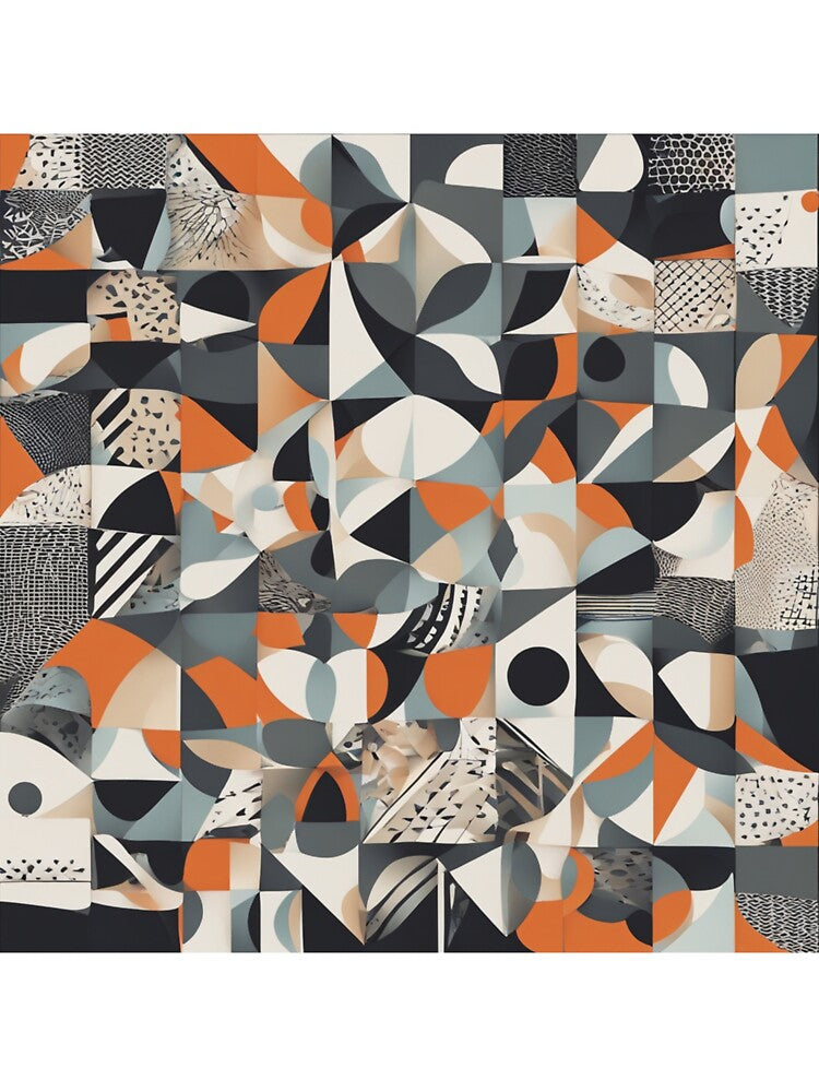 Playful Geometric Shapes Art by Giorgino-Gio