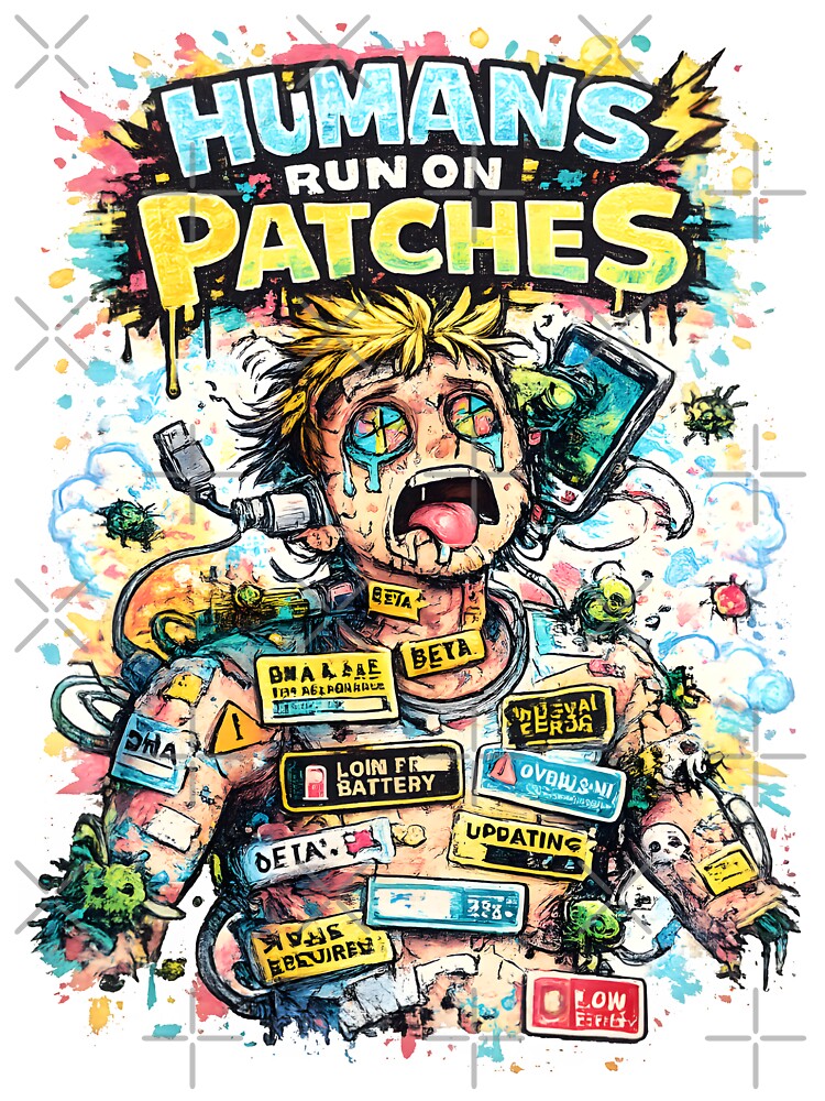 Humans run on patches by VRmotoblog