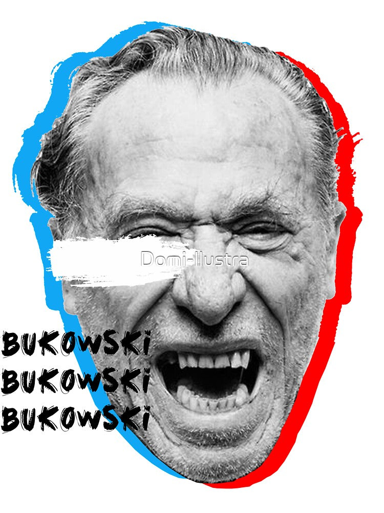 Bukowski pop culture by Domi-llustra