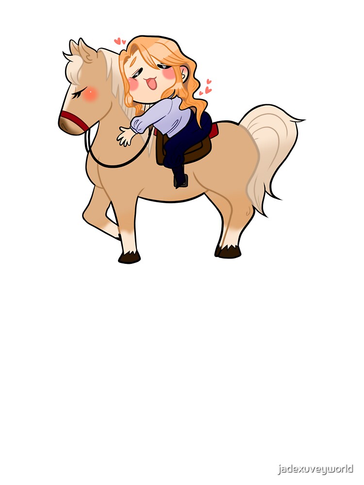 Ferdinand Loves His Horse by jadexuveyworld