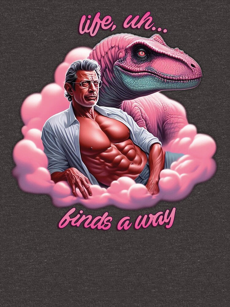 Life, uh... Finds a Way Pink Ian Malcolm by liminalcandy