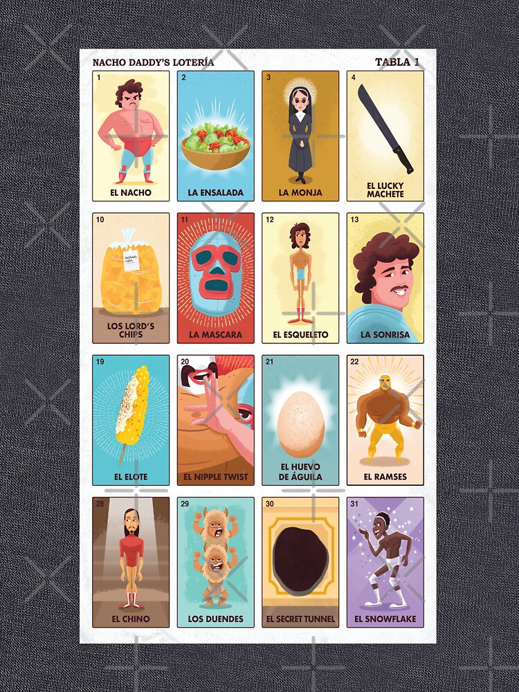 Nacho Daddy's Lotería by tanoshiboy