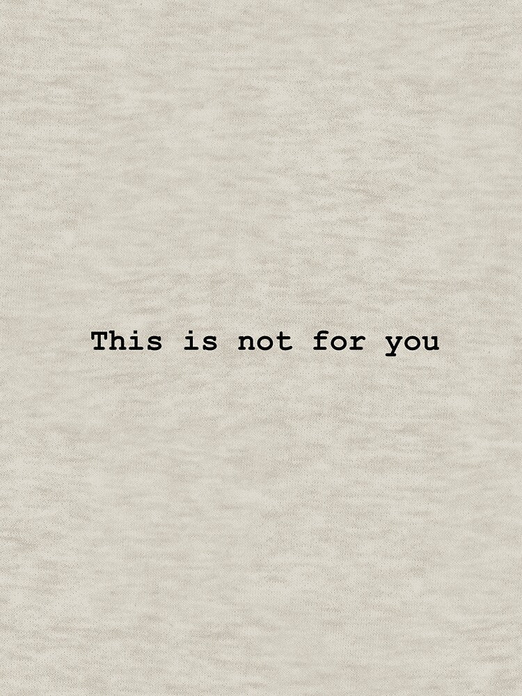House of Leaves This is not for you dedication by House of Leaves & others