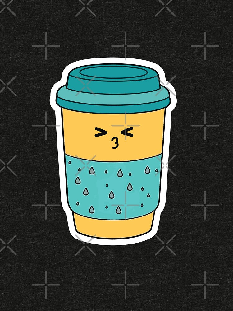 Kawaii Summer Coffee Art by Zanoozi Art Prints