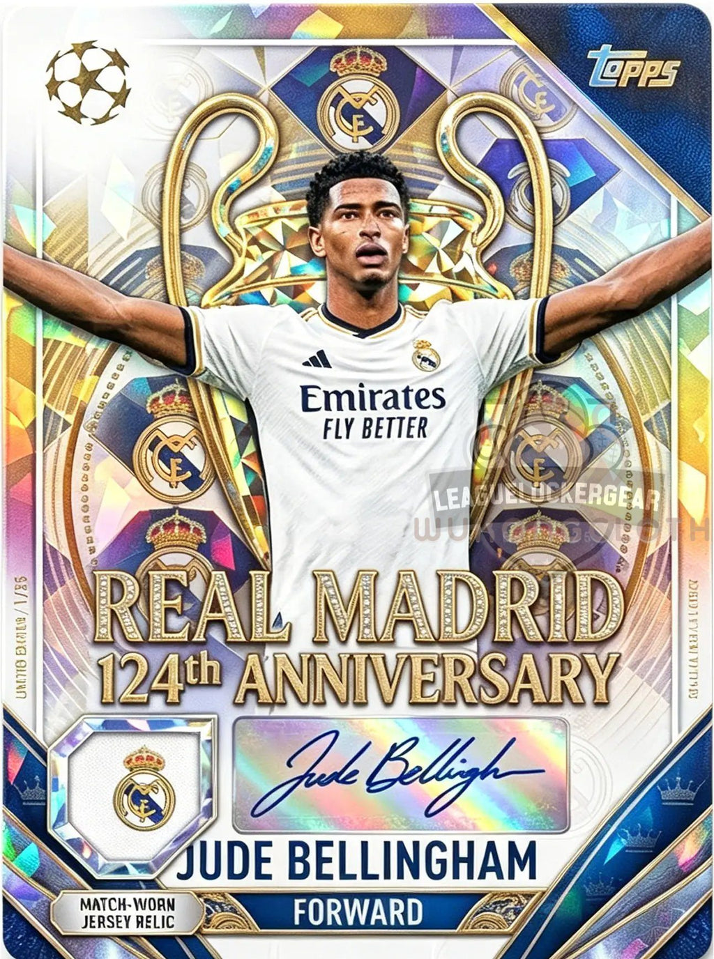 Real Madrid 124th Anniversary Trading Cards
