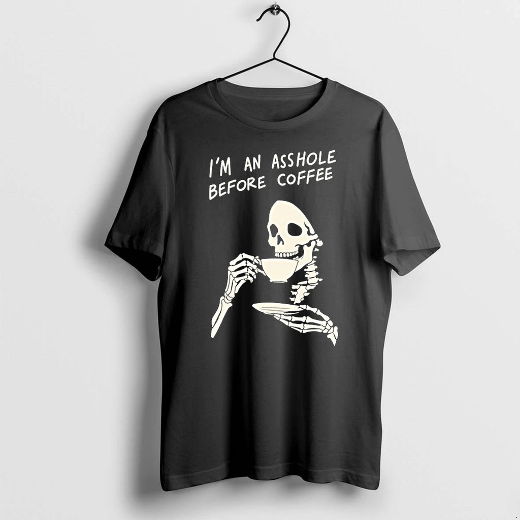 Reaper Im An Asshole Before Coffee 0 Tshirts Sweater