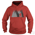 Funny Bigfoot In Forest Hoodie