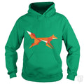 Fractal Geometric Fox Hoodie