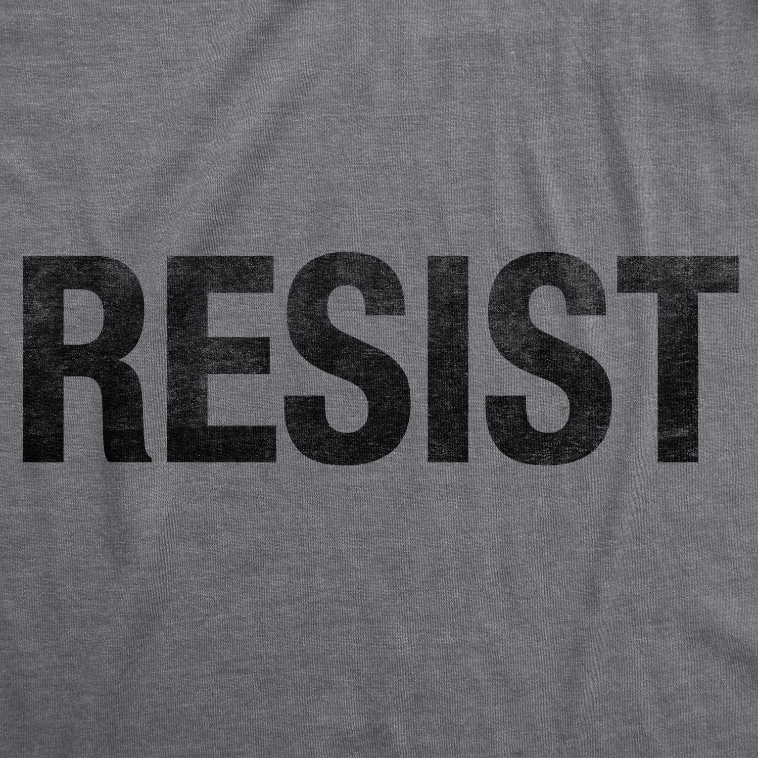 Womens Resist T Shirts Political Anti Authority Protest Tees Rebel Rally March Tee