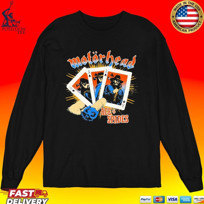 Richard Clapton Motor Head Three Of A Kind Ace Of Spades T-shirt