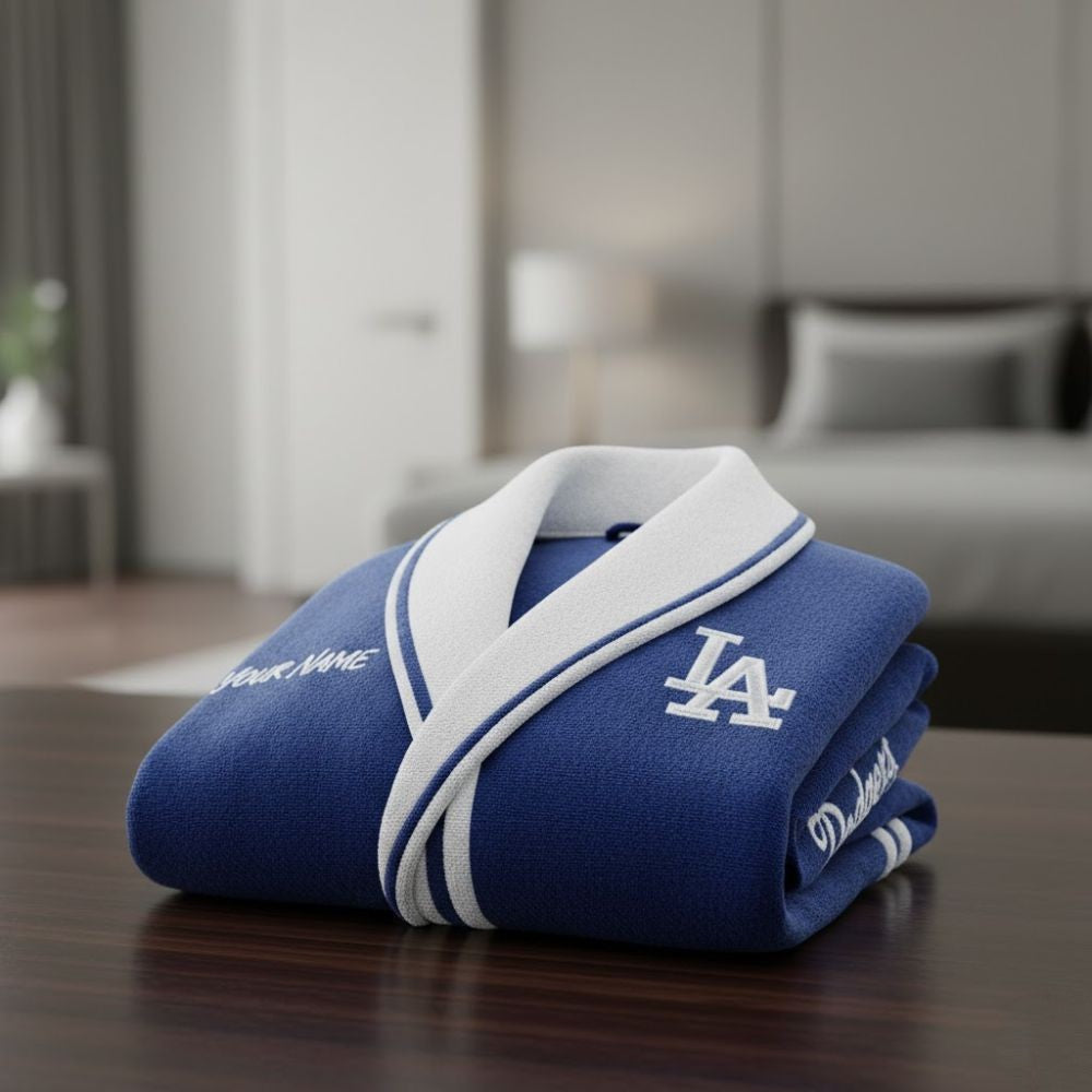 LA Dodgers 2025 Champions Bathrobe – Official World Series Celebration Gear