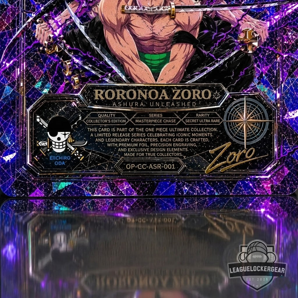 Roronoa Zoro Ashura Unleashed Ascended Collector Card