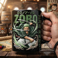 Roronoa Zoro Santoryu Three Sword 3D Embossed Coffee Mug