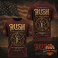 RUSH 58th Anniversary Legends of Progressive Rock T-Shirt