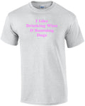 I Like Drinking Wine & Rescuing Dogs 2 Shirt