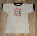 VTG 80s Ronald Reagan Impeachment Ringer Shirt Sz M Champion President Politics