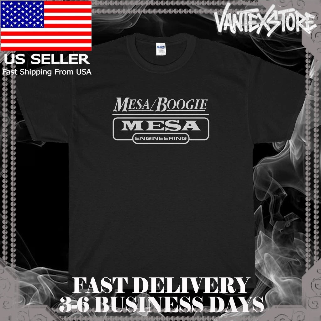 NEW SHIRT MESA BOOGIE ENGINEERING LOGO MEN'S T-SHIRT FUNNY USA SIZE S-5XL