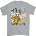 Alcohol Beer Taster Working for Free Funny Mens T-Shirt 100% Cotton