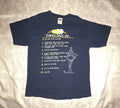 Vintage Y2K Top 10 Things Dads Say Tshirt Navy Men's XL Tultex Comic Funny Jokes
