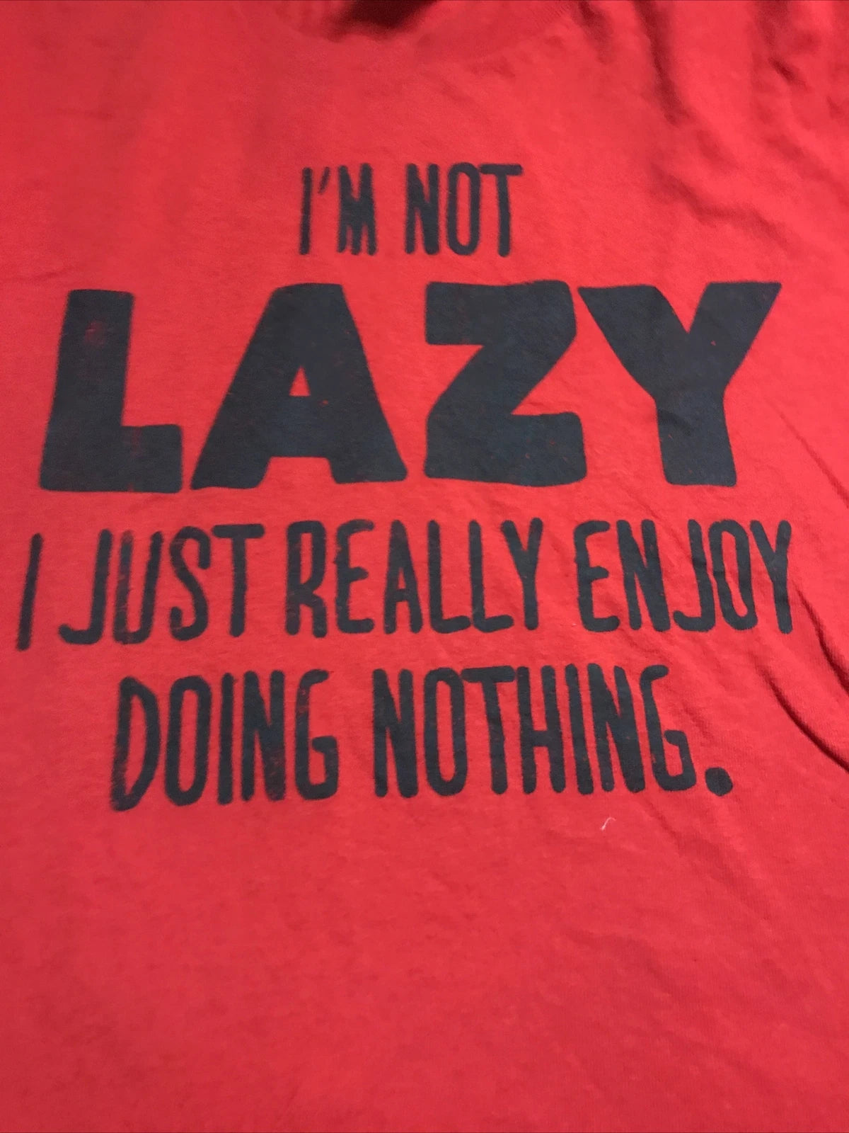 Vintage GDC T-Shirt Style 100% Not Lazy Large Very Nice 69