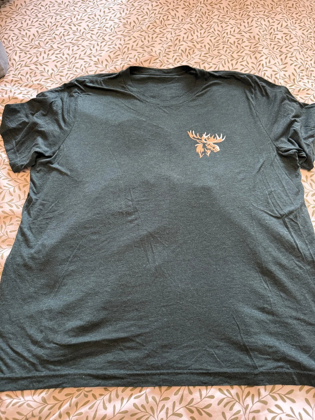 Gildan Moosehead Beer Canadian Lager Graphic Print Green Men's T-Shirt Size XXL