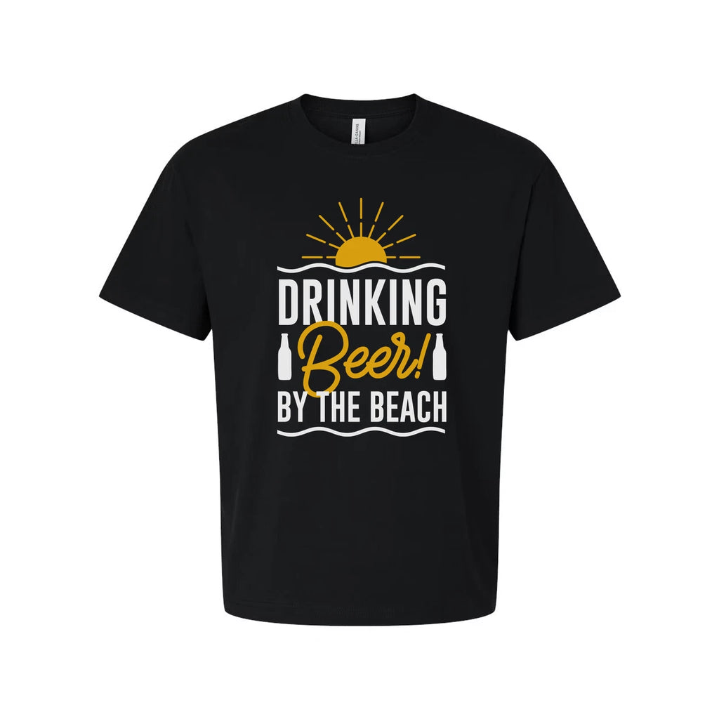 Drinking Beer By The Beach Graphic Tee