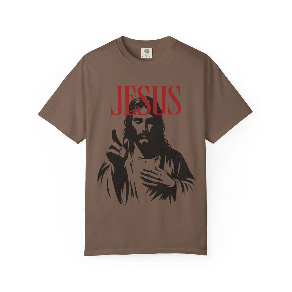 Jesus Portrait T-shirt | Religious Christian Tee "JESUS" Unisex Graphic Shirt