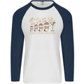 Weekly Coffee To Alcohol Evolution Wine Mens L/S Baseball T-Shirt