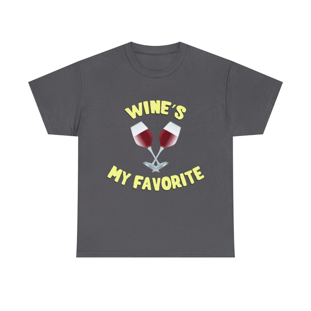 Wine's My Favorite Funny Graphic Tee Shirt, S-5XL