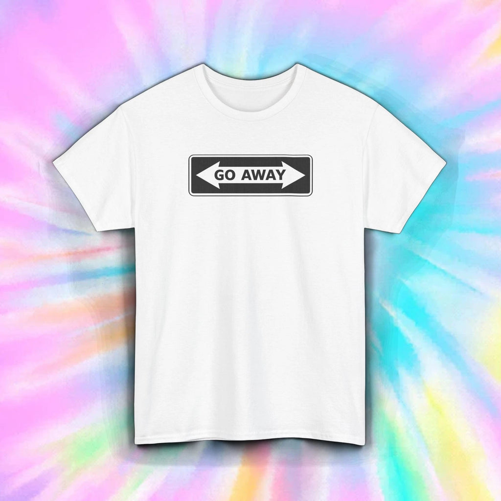 Funny Go Away Graphic T Shirt Sarcastic Introvert Humor Tee Gift S-5XL Mood