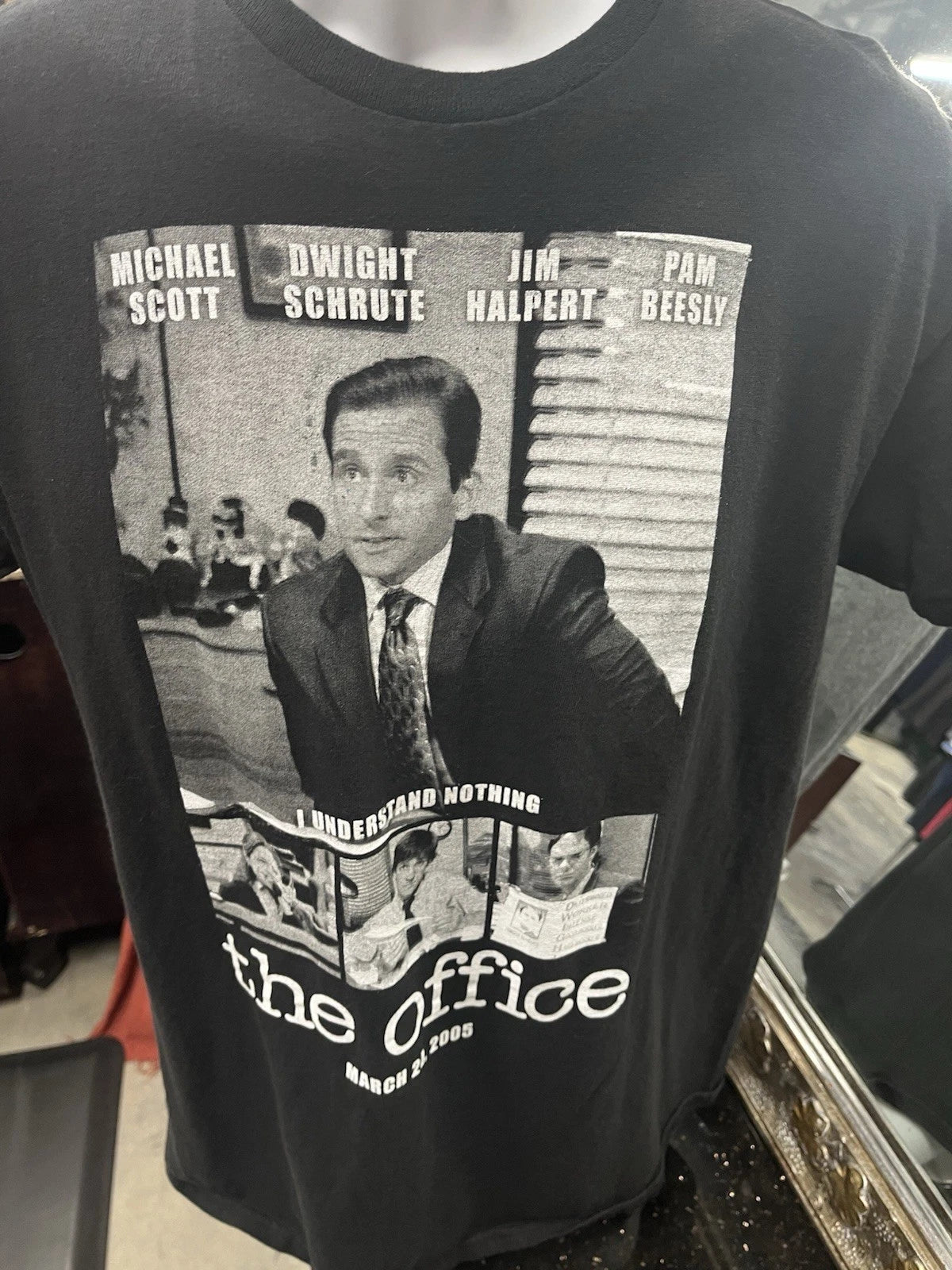 The Office Premier Day T Shirt  March 24 2005 Black Size Medium