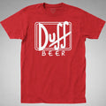 Duff Beer T-SHIRT tee retro simpson can costume 90s bart homer barney moe bar