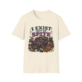 I Exist Out Of Spite sloth illustration T-Shirt | funny lazy sloth Tee