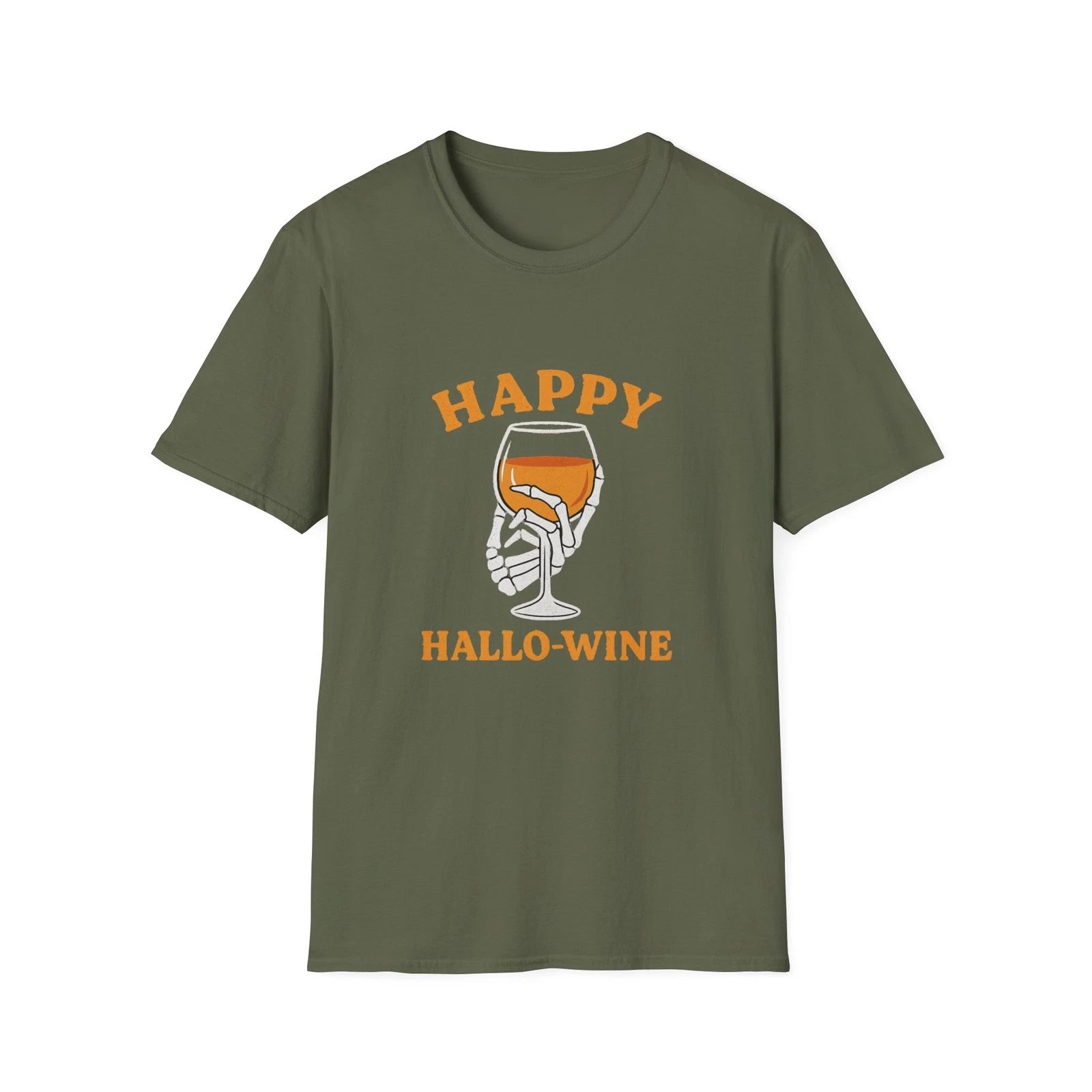 Happy Hallo-Wine Unisex T-Shirt, Funny Wine Shirt, Halloween Apparel, Wine [...]