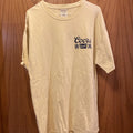 Coors Banquet Men's Large T Shirt Light Tan Golden Colorado Beer